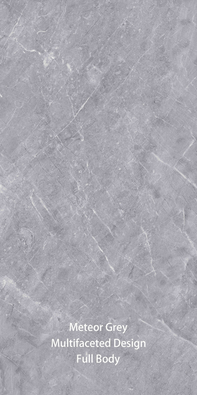 600X1200mm 현대 석 모방 실내/외실용 회색 가시화 된 포르셀라인 타일