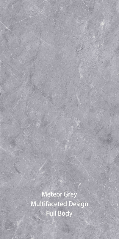 600X1200mm 현대 석 모방 실내/외실용 회색 가시화 된 포르셀라인 타일